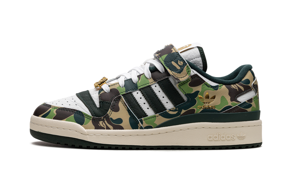 Adidas Forum 84 Low Bape 30th Anniversary Green Camo
