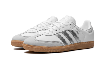 Adidas Samba White Silver Metallic Grey
