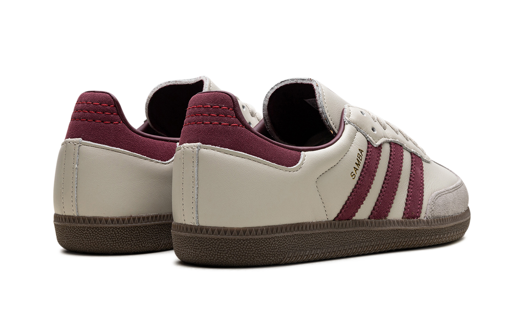 Adidas Samba Putty Grey Maroon
