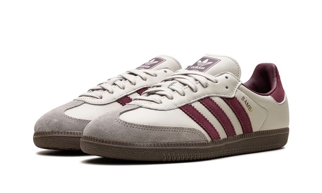Adidas Samba Putty Grey Maroon