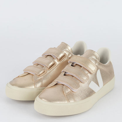 Vert Shoes Logo Chromefree Leather Platine White