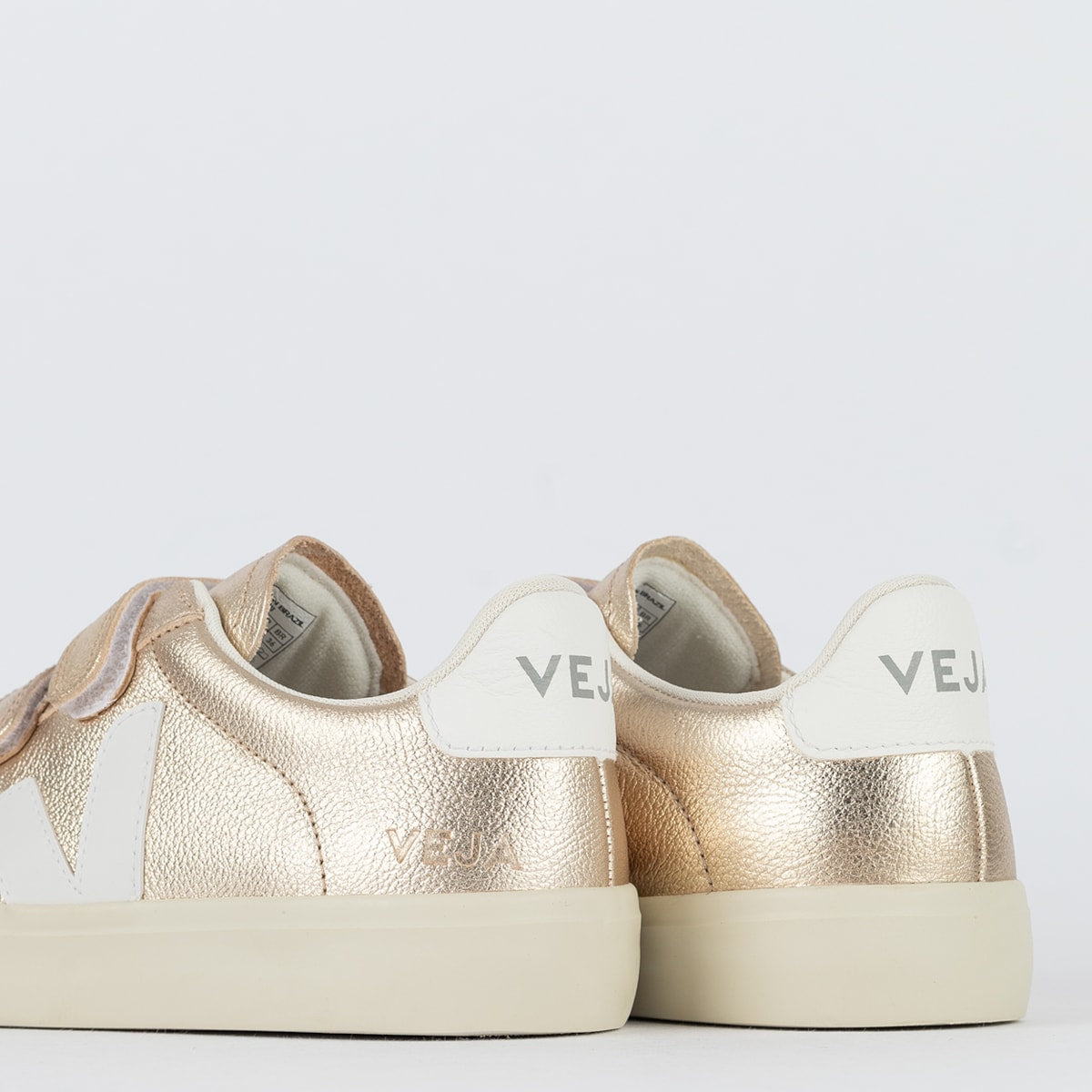 Vert Shoes Logo Chromefree Leather Platine White