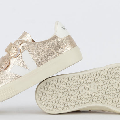 Vert Shoes Logo Chromefree Leather Platine White