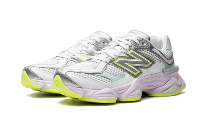 New Balance 9060 White Silver Metalic Taro