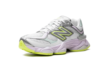 New Balance 9060 White Silver Metalic Taro