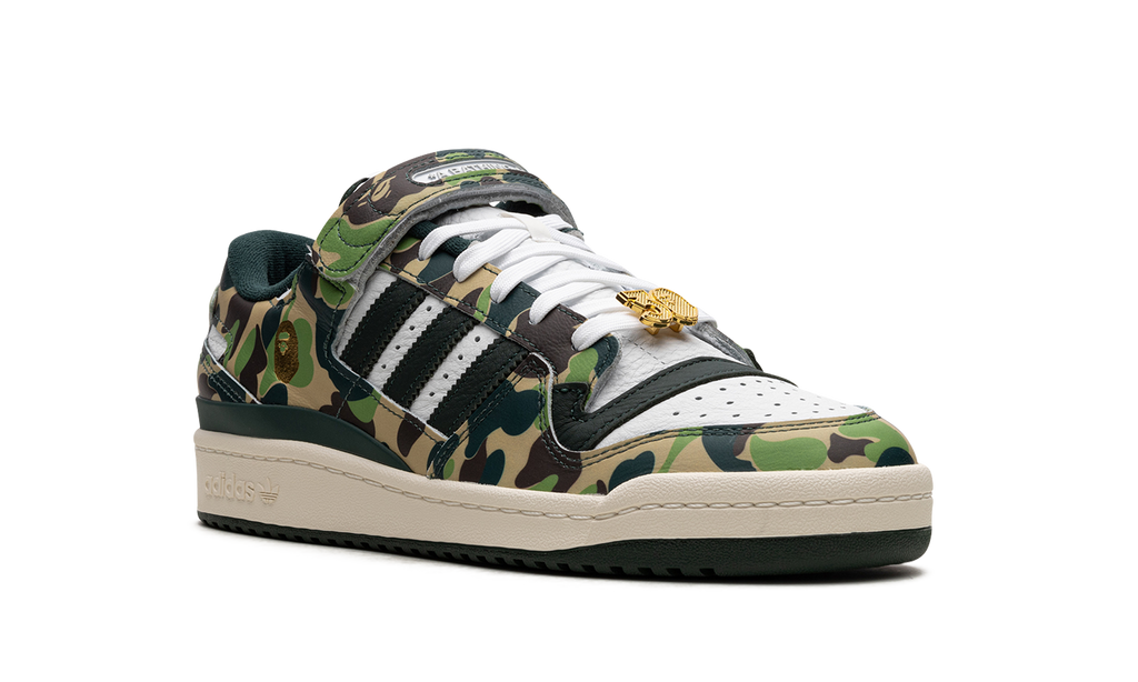 Adidas Forum 84 Low Bape 30th Anniversary Green Camo
