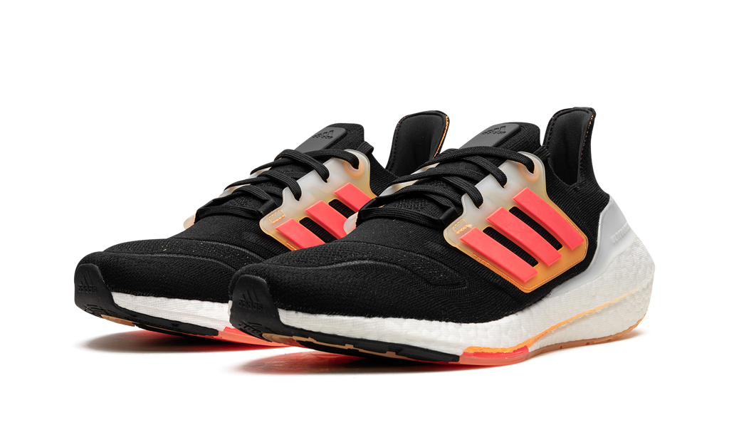 Adidas Ultraboost 22 Black Turbo Flash Orange