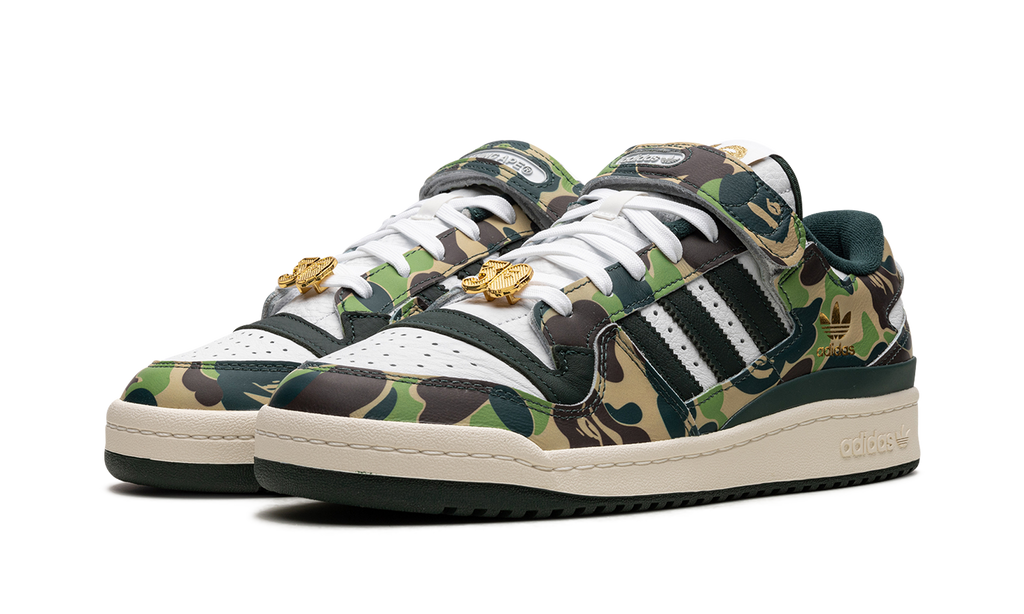 Adidas Forum 84 Low Bape 30th Anniversary Green Camo