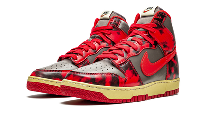 Nike Dunk High Red Acid Wash