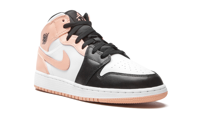 Jordan 1 Mid Arctic Orange Black Toe