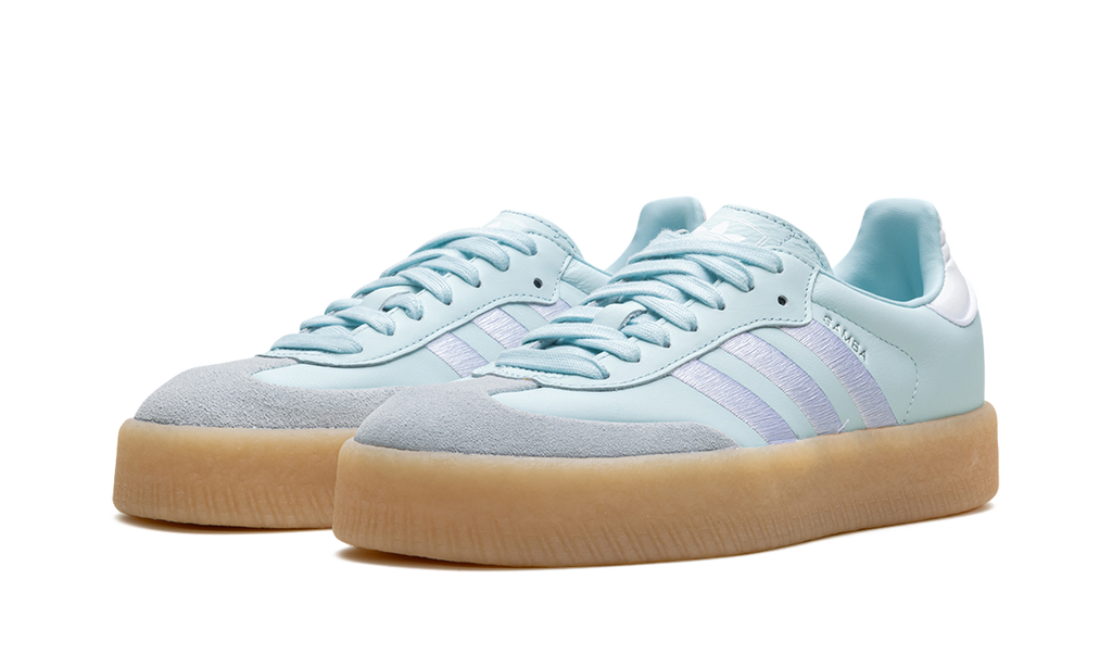 Adidas Sambae Almost Blue Silver Metallic Gum