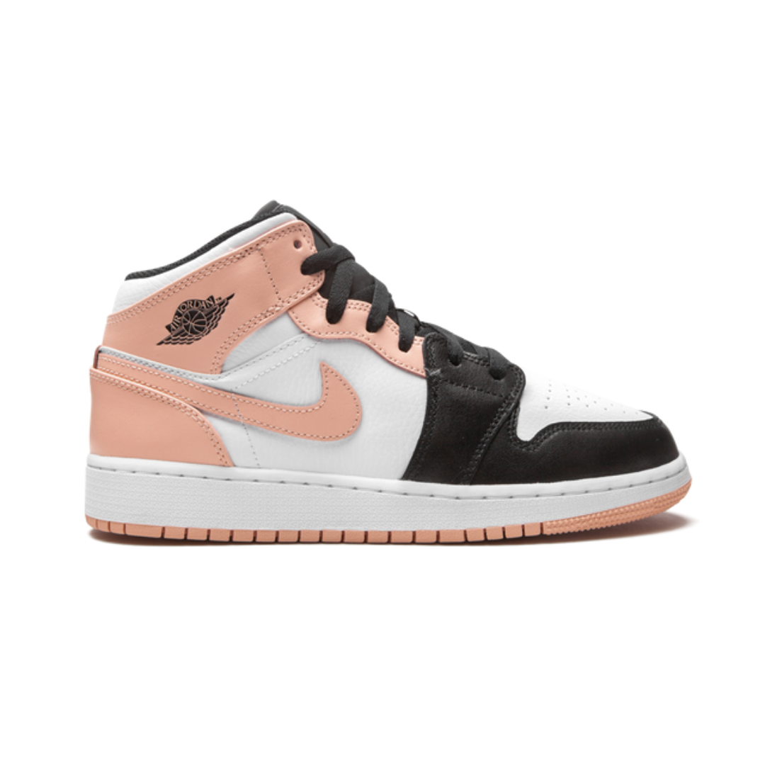 Jordan 1 Mid Arctic Orange Black Toe