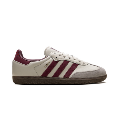 Adidas Samba Putty Grey Maroon