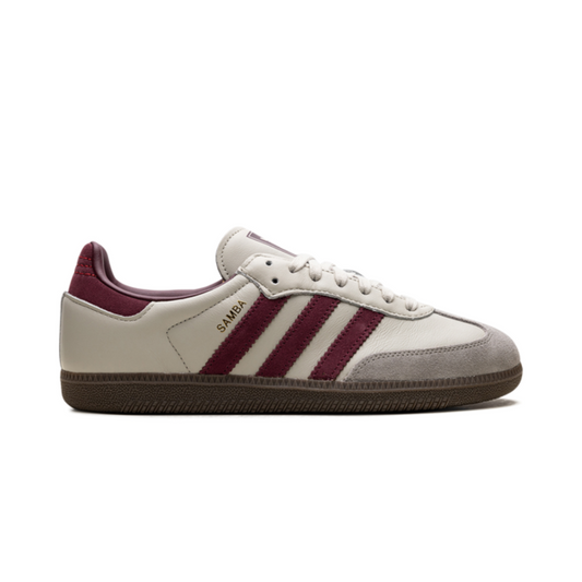Adidas Samba Putty Grey Maroon