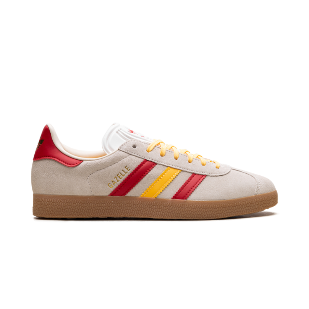 Adidas Gazelle White Spark Scarlet