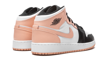 Jordan 1 Mid Arctic Orange Black Toe