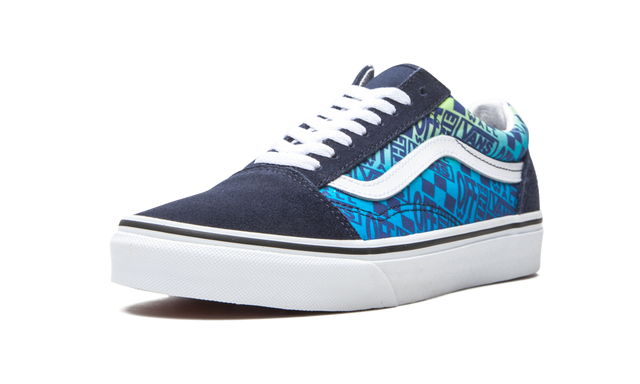 Vans Old Skool Off the Wall Logos - Blue
