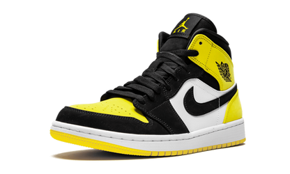 Jordan 1 Mid Yellow Toe Black