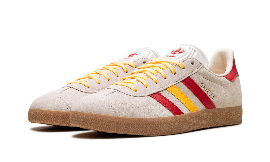 Adidas Gazelle White Spark Scarlet