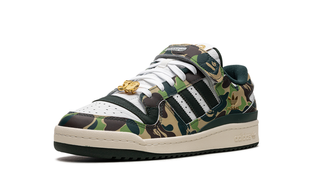Adidas Forum 84 Low Bape 30th Anniversary Green Camo