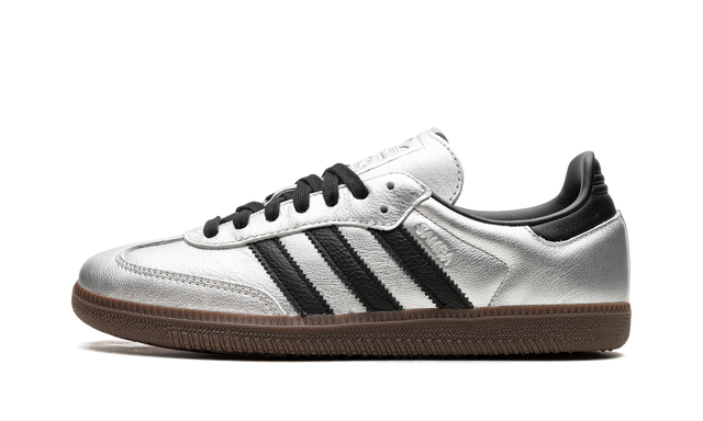 Adidas Samba Silver Metallic Black Gum