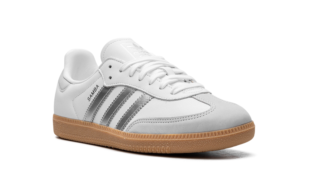 Adidas Samba White Silver Metallic Grey