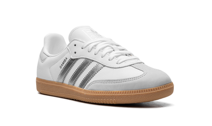 Adidas Samba White Silver Metallic Grey