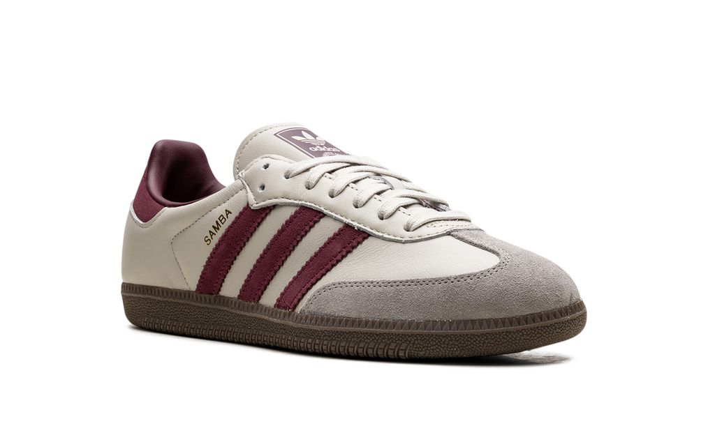 Adidas Samba Putty Grey Maroon