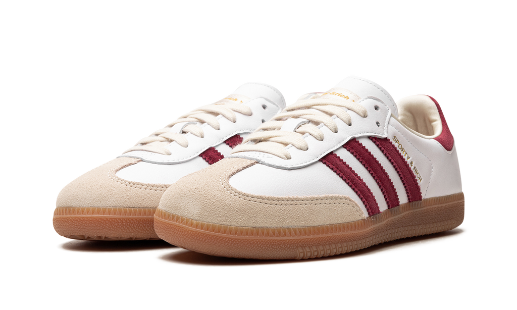 Adidas Samba Sporty & Rich White Core Burgundy