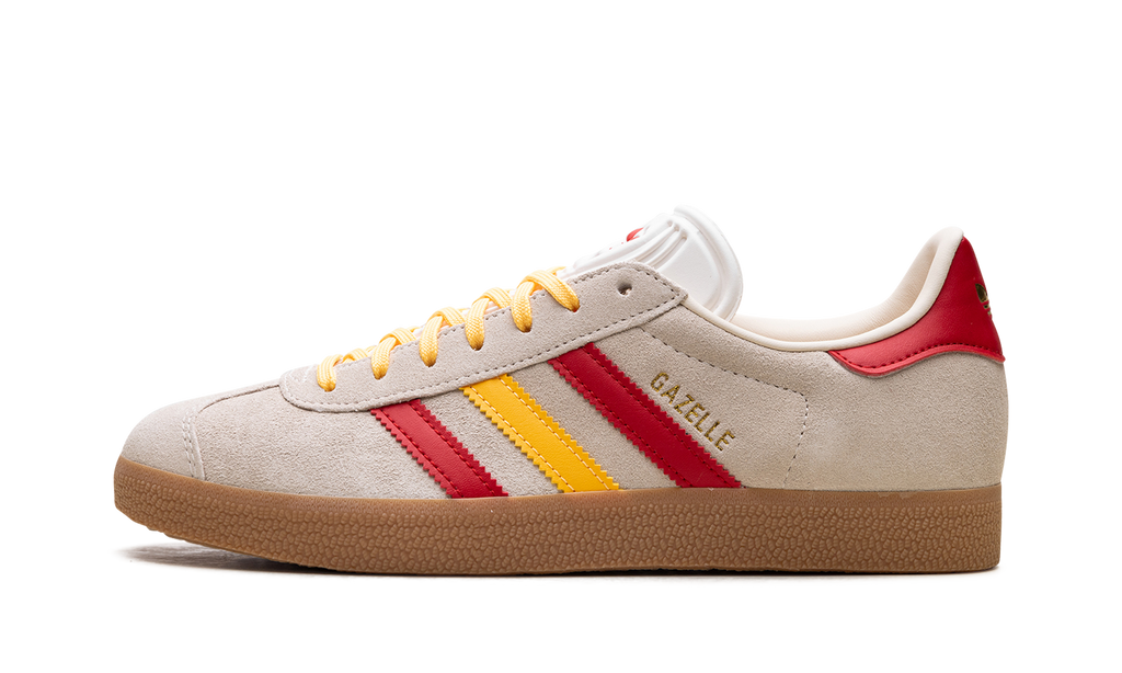 Adidas Gazelle White Spark Scarlet