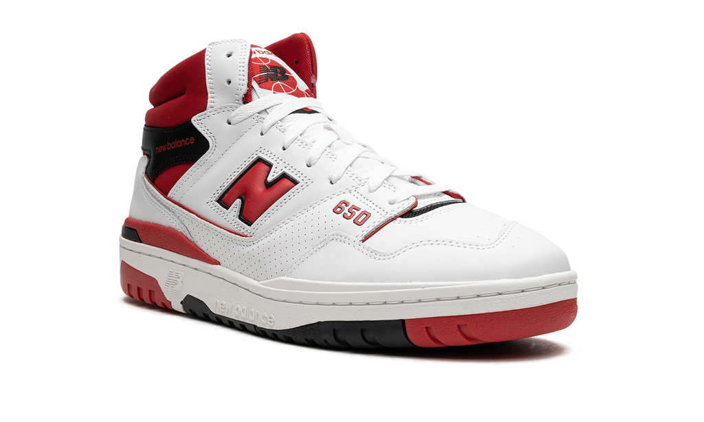 New Balance 650 White/Red