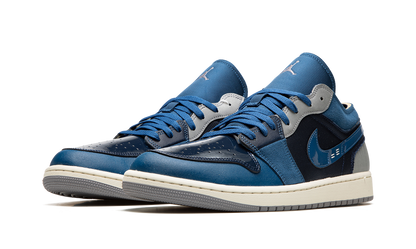 Jordan 1 Low SE Craft Obsidian French Blue Ashen Slate White