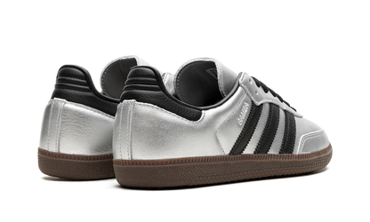 Adidas Samba Silver Metallic Black Gum