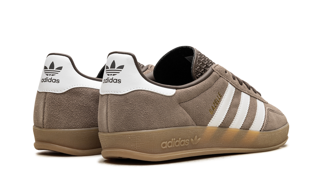 Adidas Gazelle Indoor Earth Strata White Gold Metallic