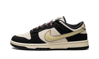 Nike Dunk Low LX Black Suede Team Gold