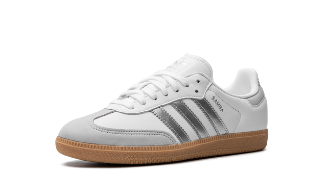 Adidas Samba White Silver Metallic Grey