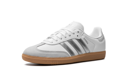 Adidas Samba White Silver Metallic Grey