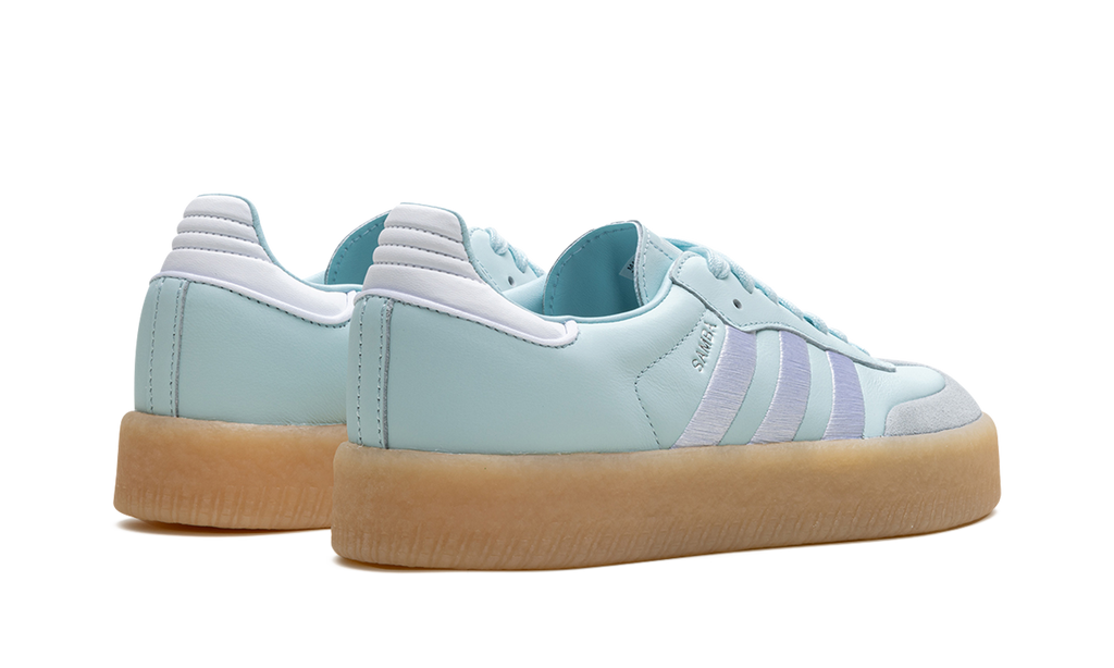 Adidas Sambae Almost Blue Silver Metallic Gum