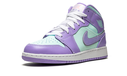 Jordan 1 Mid Purple Aqua