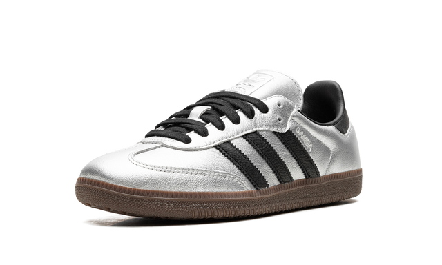 Adidas Samba Silver Metallic Black Gum