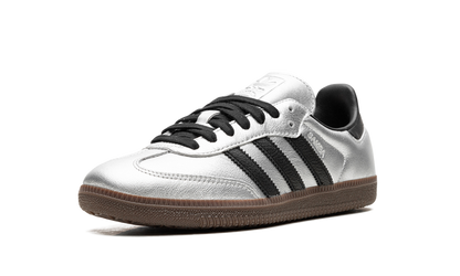 Adidas Samba Silver Metallic Black Gum
