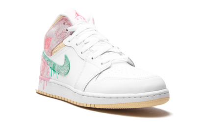 Jordan 1 Mid Paint Drip