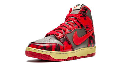 Nike Dunk High Red Acid Wash