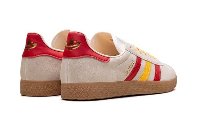 Adidas Gazelle White Spark Scarlet