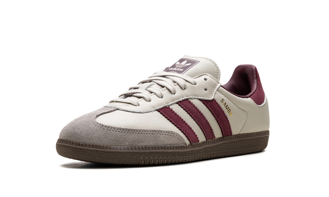 Adidas Samba Putty Grey Maroon