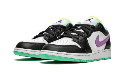 Jordan 1 Low Green Glow Violet Shock
