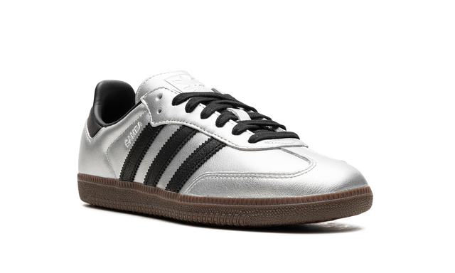 Adidas Samba Silver Metallic Black Gum