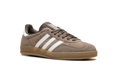Adidas Gazelle Indoor Earth Strata White Gold Metallic