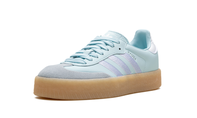 Adidas Sambae Almost Blue Silver Metallic Gum