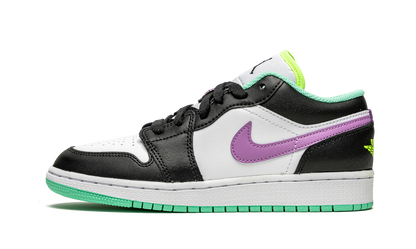 Jordan 1 Low Green Glow Violet Shock